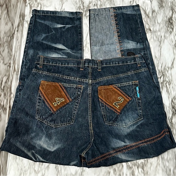 Enyce Relaxed Blue Jeans with Classic Denim Sk8r Streetwear Grunge Y2K 90s Baggy - Picture 1 of 16